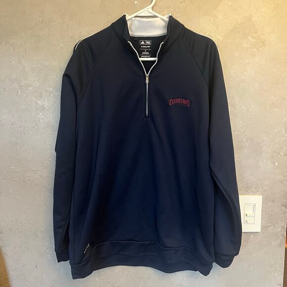 ADIDAS Climalite 🏀Cleveland Cavaliers Pullover 1/4 Zip M Navy Blue Golf - Picture 16 of 16